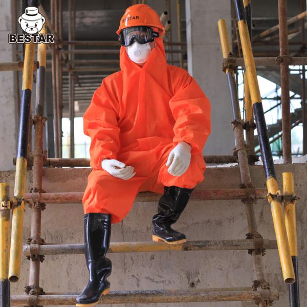 Asbestos Removal SMS Disposable Protective Coverall Type 6