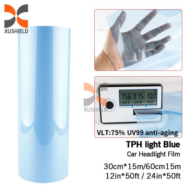 Luz delantera TPH Luz delantera de automóvil de película de tinte Cubre 30cm*15m/60cm*15m