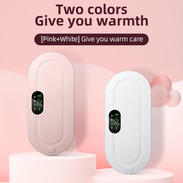 Hot Sale Women Use Warm Palace Belt Portable Heating Pad Cramps Massage Menstrual Period Pain Relief Device.