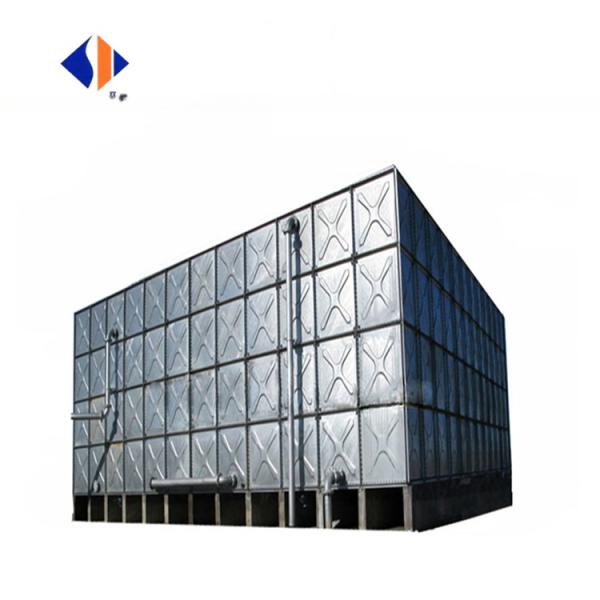 3000L/H Productividade 50-1000m3 Acero Prensado Tanque de Água de Aço Galvanizado