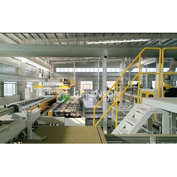 Fully Automatic High Capacity Variable Speed PIR Polyurethane Sheet Production Line For Sandwich Panel Making