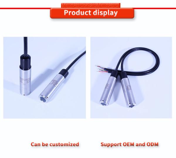 3.1-6.1VDC Supply Voltage 0.5-100m Liquid Level Sensor For Pore Pressure Gauge