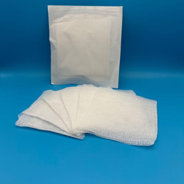 Compresses de coton absorbant chirurgical et médical, tampons de gaze, compresses de qualité 2