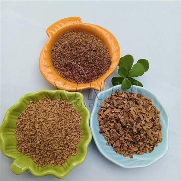 Brown Walnut Shell Powder 90.4% Fiber Walnut Media For Blasting