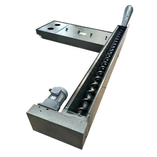 Custom Metal Chip Conveyor , Roller Scraper Chain Chip Removal Machine