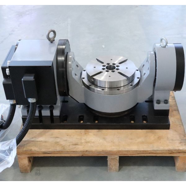 Turntable 5 Axis CNC Rotary Table , Encoder Precision Rotary Table