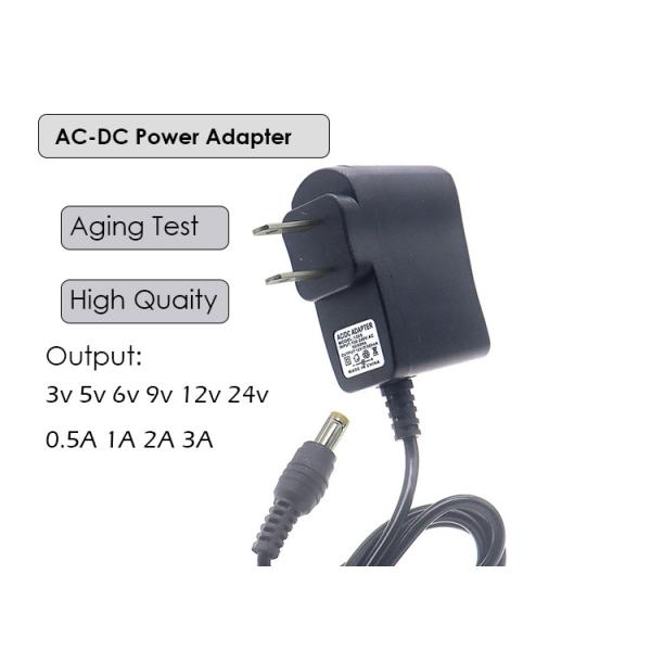 EE.UU. UE Reino Unido AU Enchufe AC a 5V 9V 12V DC 5.5x2.1mm 2.5 Jack Adaptador de alimentación