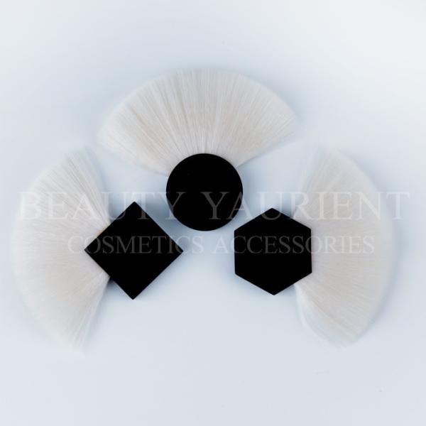 Durable White  PBT Hair Compact Blusher Brush Cheek  Makeup Brush