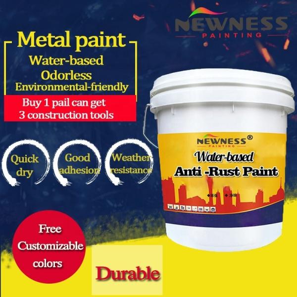 Water-Based Color Changing Paint for Metal Surfaces Anti-Corrosion and Roof Renovation