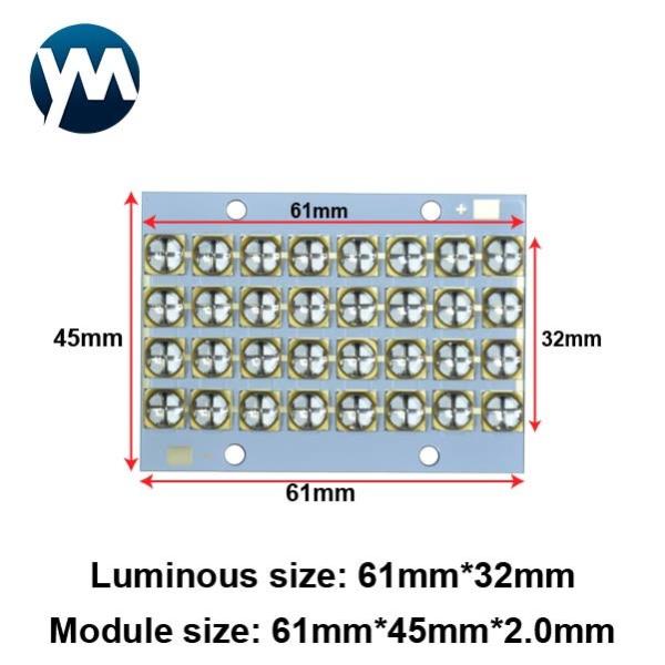 Лампа модуля 320W SMD Quarz ультрафиолетового света отбортовывает УЛЬТРАФИОЛЕТОВЫЙ лечить приведенный возместила УЛЬТРАФИОЛЕТОВЫЙ свет СИД