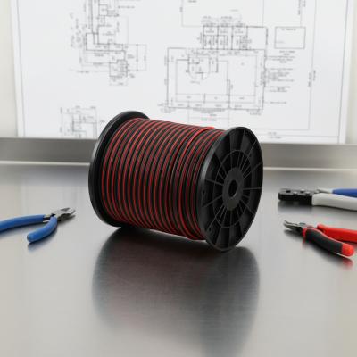 25 Years Life Span Twin Core Solar Cable Flat Wire Electrical Cable Choice for Solar Energy Projects and Electrical Wiring Systems