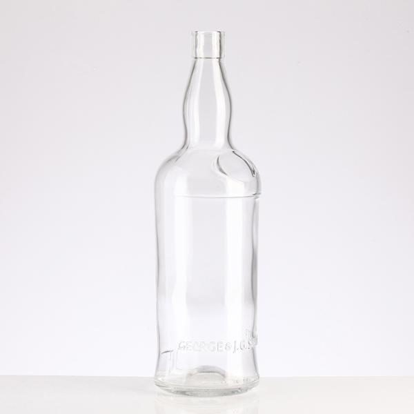 Чистая 750 мл стеклянная бутылка для настраиваемой водки Виски удовлетворить ваши потребности в напитке