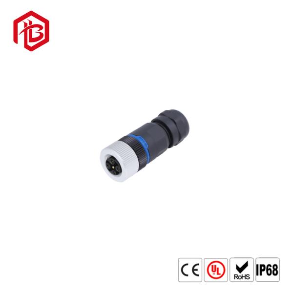 Signal M12 Plastic Straight Angled Waterproof Aviation Connector