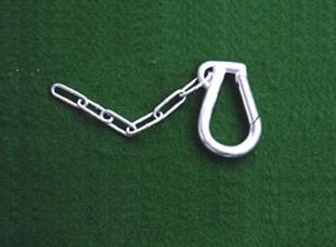 snap hook with chain