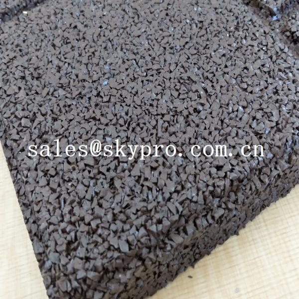 Плитка резины циновки настила спортзала изоляции безопасности Кроссфит блокируя для на открытом воздухе спортивной площадки или крытого спортзала