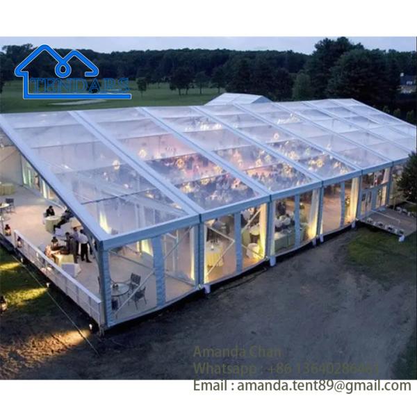 500 человек Большая песчаная белая свадебная вечеринка свадебная палатка вечеринка на продажу