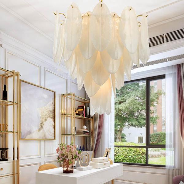 Nordic Modern Luxury Chandelier with Custom Pendant Lights and 3D Printing Pattern