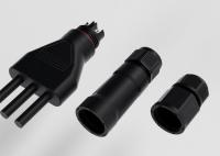 Conector de cable multi de PA66 IP68 de la glándula negra de la PÁGINA en forma de Y