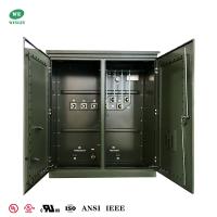 Transformador de 1500Kva de tres fases montado en una almohadilla Transformador de aislamiento de 480V sumergido en aceite