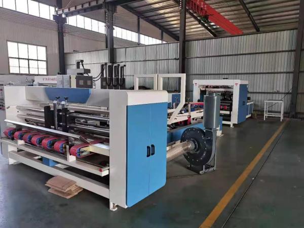 máquina 6000kg de Gluer do dobrador da caixa de 2600mm