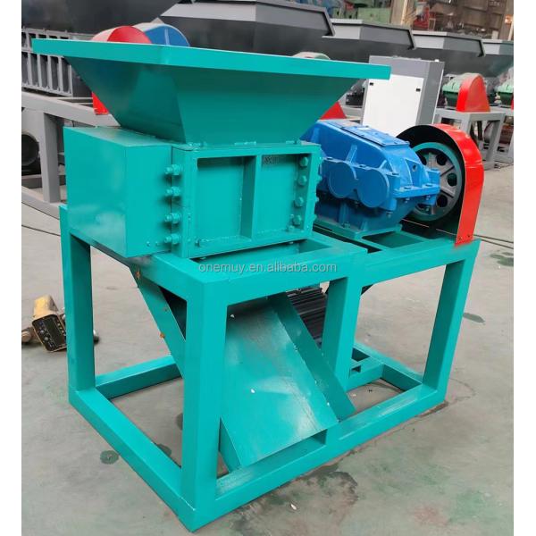 Non-Standard Customization Work Smoothly Scraped by Dual Shaft Single Motor Shredder