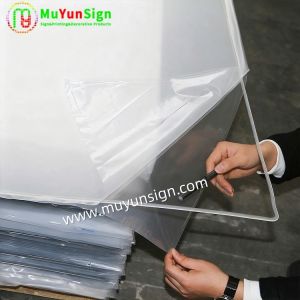 Optical Transparent Acrylic Sheet PE Film Protective For Countertops