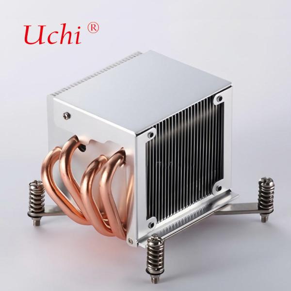 Aluminum Copper Server CPU Cooling Plate Heat Pipe Radiator Solution