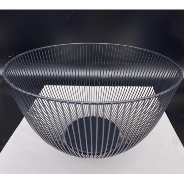 Wear Resistant 10cm Height 500G Steel Fruit Basket Anti Slip Base