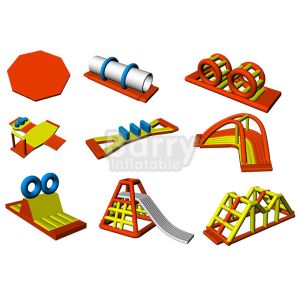 Приключения аквапарк атолла Уэйк брезент ПВК спортивной площадки раздувного раздувной