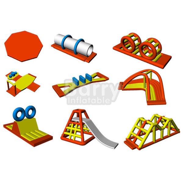 Приключения аквапарк атолла Уэйк брезент ПВК спортивной площадки раздувного раздувной