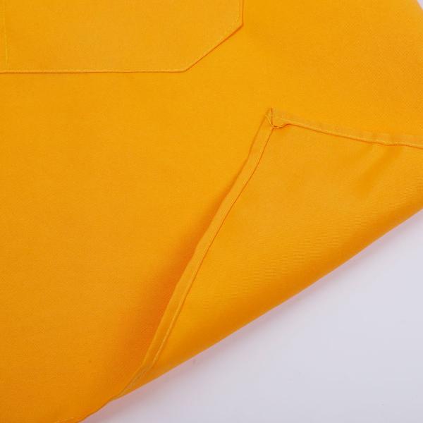 Black Cotton Polyester Waterproof Kitchen Apron for Daily Life Uniform Type Wait Staff