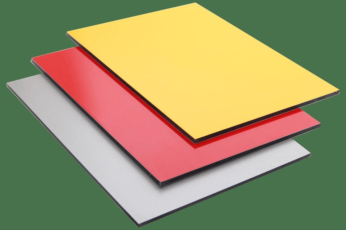 Panel compuesto de aluminio blanco 244cm Decoración interior y exterior Revestimiento de paredes interiores ACP