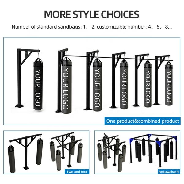 Professional Floor Standing Punching Bag Support Gym Exercise Boxing Bag Rack