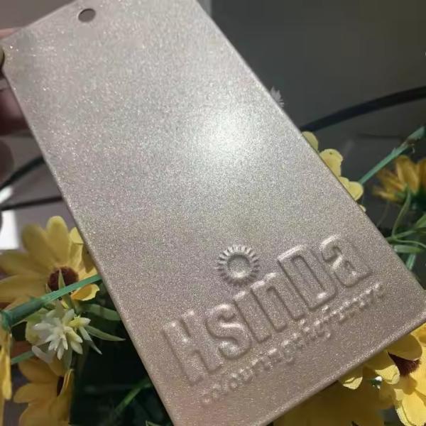 Champagne Brown Sparking Metallic Powder Coating Paint Spray with Luxurious Effects for Elevators