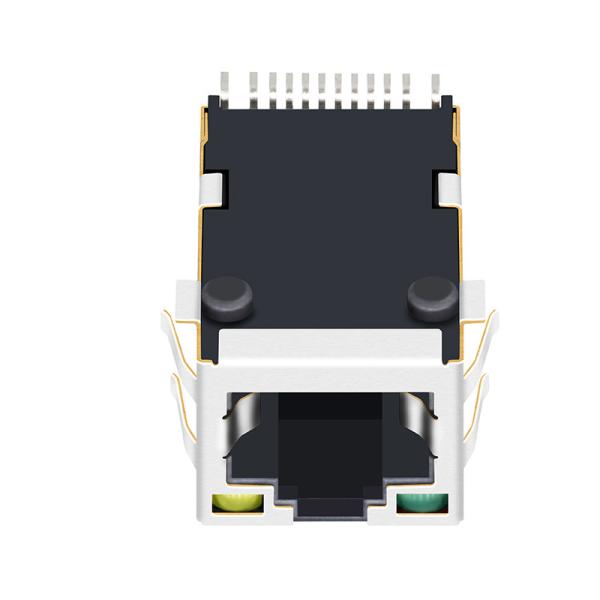 LPJ19618ABNL Power SMT Rj45 1x 10/100BT With LED Shielded POE IEEE802.3af