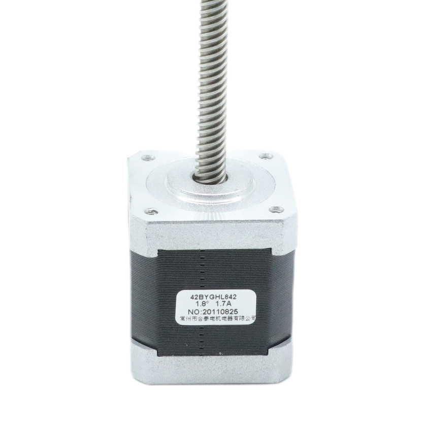 Миниатюрный линейный Nema 17 42bygh Stepper мотора