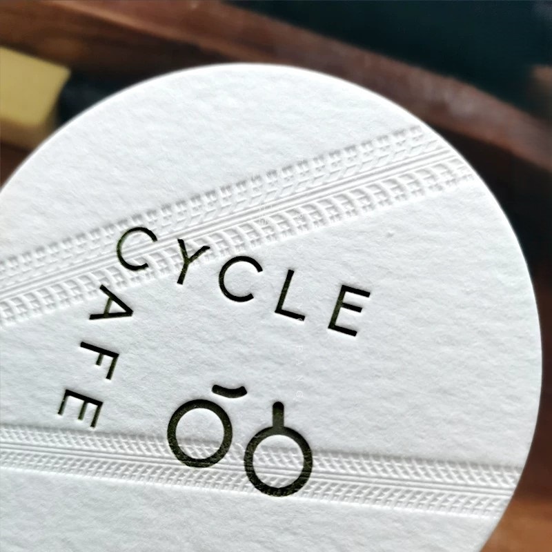 Absorbent Paper Drink Coasters With Custom Print For Bar And Cafe Branding