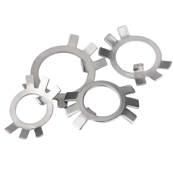Spring Lock Washers for Electrical Installations M10 M12 M14 M60 Carbon Steel JIS Standard Split Style Six Claw Washer