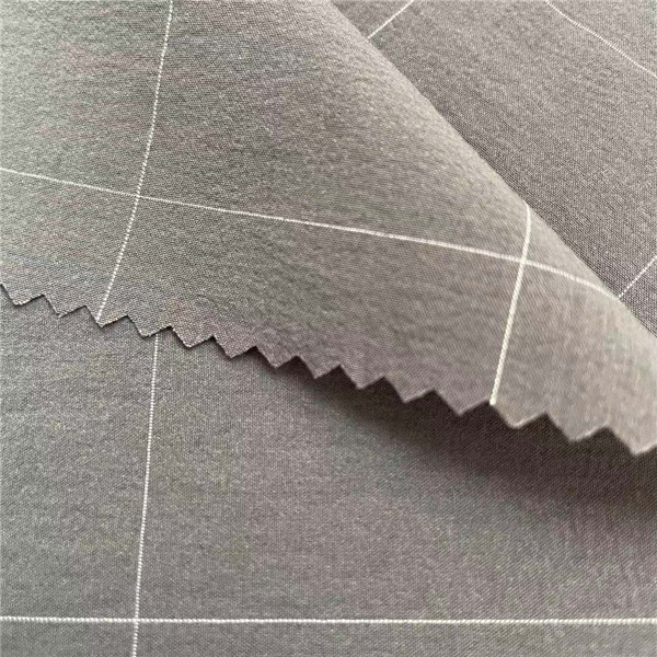 82% Nylon 10% Poly 8% 140gsm Spandex Sportswear Fabric Types Jersey Material Gray 40D