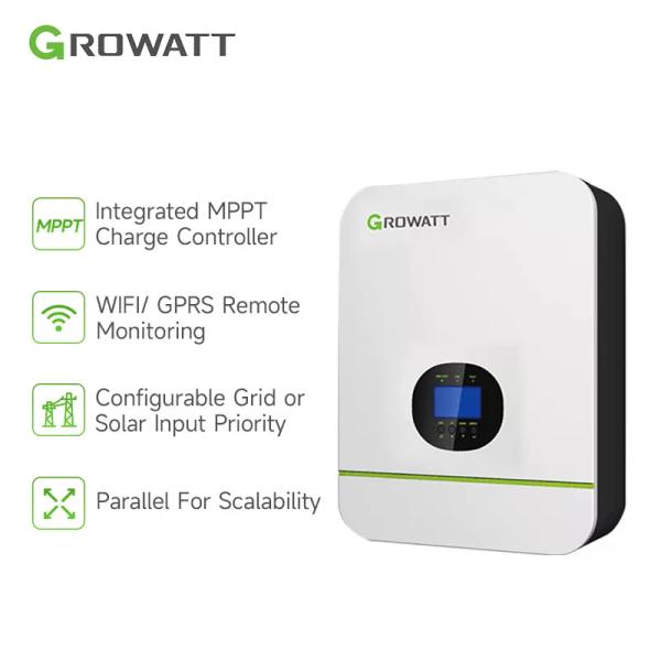 Growatt SPF 2000~5000TL HVM 3000W 5000W single phase Off Grid Inverter With CAN/RS485