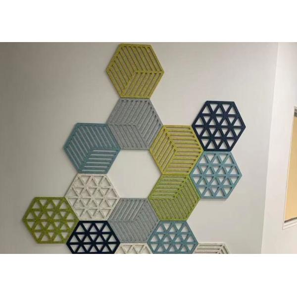 PET Felt Panel 9mm 600x600mm White Ceiling Tile Easy Installation