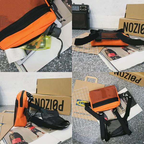 Multifunctional Vest Chest Bags Unisex Athletic Crossbody Bag Custom Material