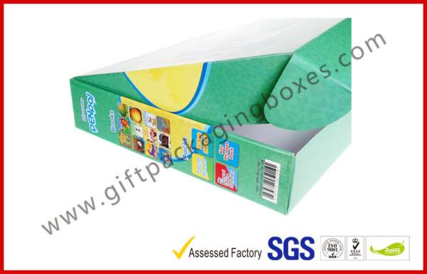 Handmade E Flute Corrugated Paper Box , Children Toy Boxes With Square Shape