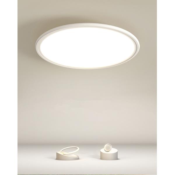 Plastic Cover Ultra Thin Ceiling Lamp for Surface Mounted Install Style application