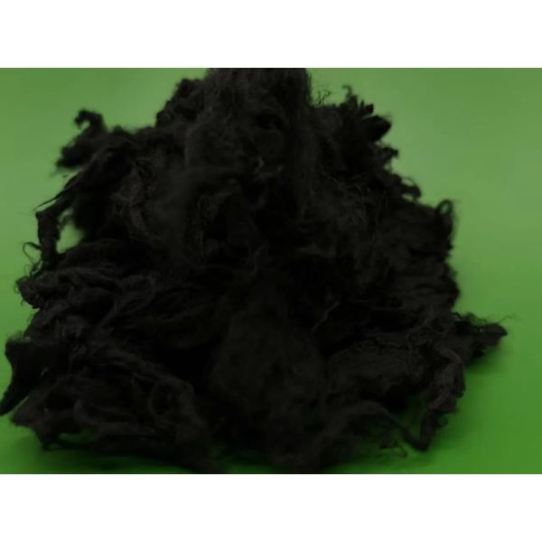 Black 1.2D*38mm Virgin Polyester Staple Fiber High Quality for Spinning