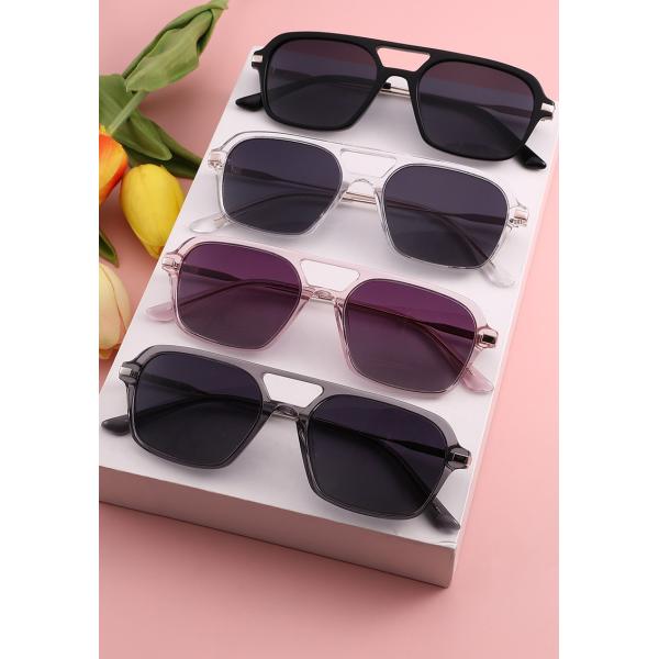 Винтажные квадратные солнечные очки ацетата, солнечные очки авиатора плоских людей 70s