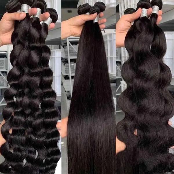 55% Longest Hair Ratio Brazilian Hair Bundles for All Color Dying