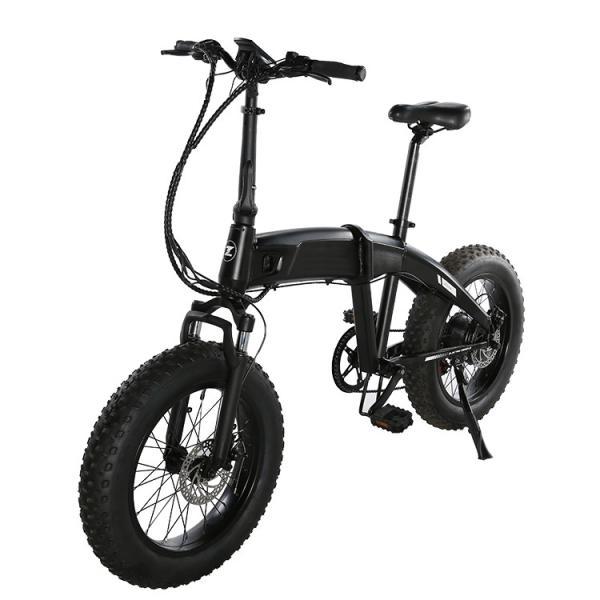 48V Fat Tire Electric Mountain Bike Full Suspension 20 Inch 10000mAh