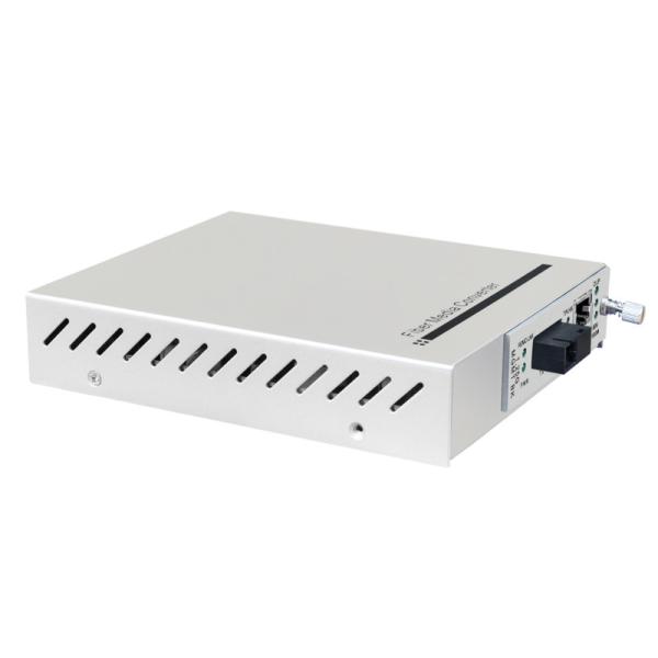 Managed Fiber Optic Media Converter Web Management With 10 / 100Mbps
