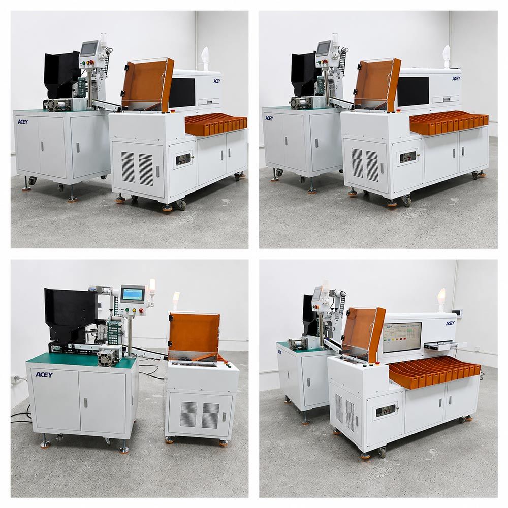 Automatic 2 In 1 Battery Insulation Paper Pasting Voltage IR Sorting Machine